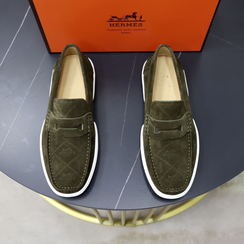 H**mes leather shoes